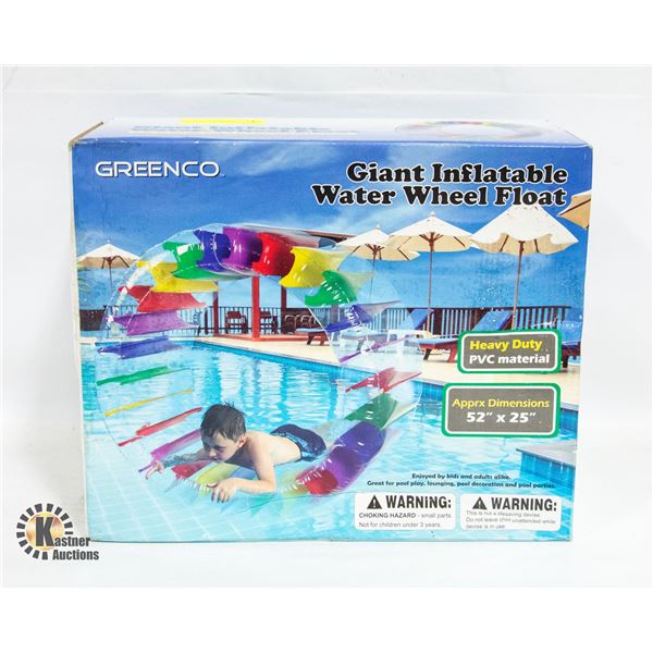 GIANT INFLATABLE WATER WHEEL