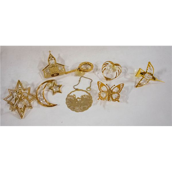 LOT OF 9 VARIOUS WINDOW HANGINGS