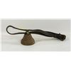 Image 1 : ANTIQUE COW BELL WITH VERY OLD LEATHER NECK STRAP