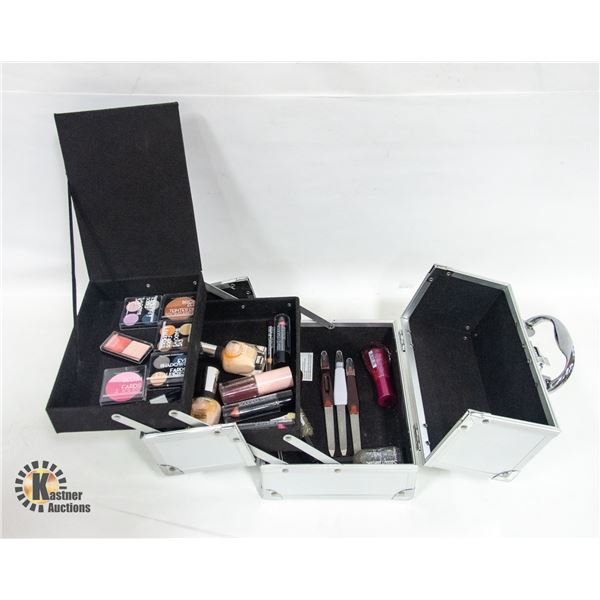 ACCESSORY METAL STORAGE BOX WITH MAKEUP