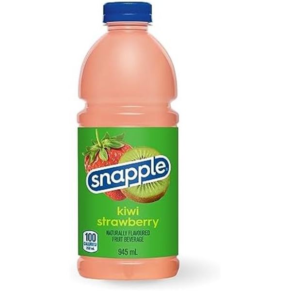 NEW 6 X 945ML; SNAPPLE KIWI
