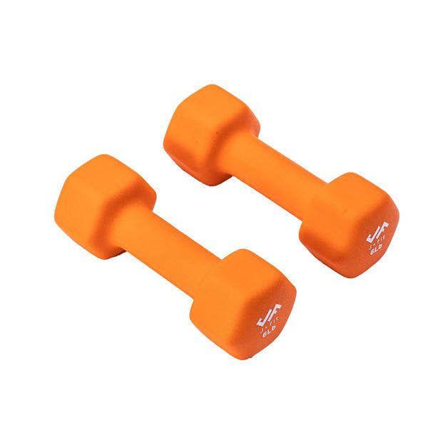 NEW 6 LBS NEOPRENE DUMBBELL PAIRS
