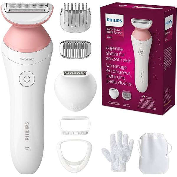 NEW WITHOUT BOX PHILIPS LADY SHAVER 6000