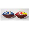 Image 1 : PAIR OF BUDWEISER NFL MINI FOOTBALLS