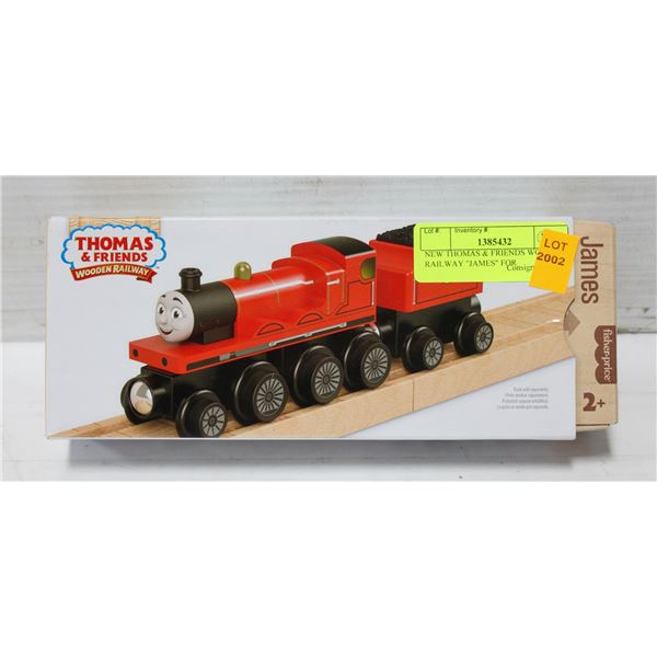 NEW THOMAS & FRIENDS WOODEN RAILWAY "JAMES" FOR