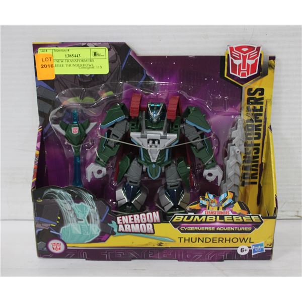 BRAND NEW TRANSFORMERS BUMBLEBEE THUNDERHOWL
