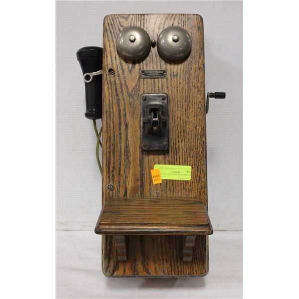 ANTIQUE WESTERN ELECTRIC WALL PHONE