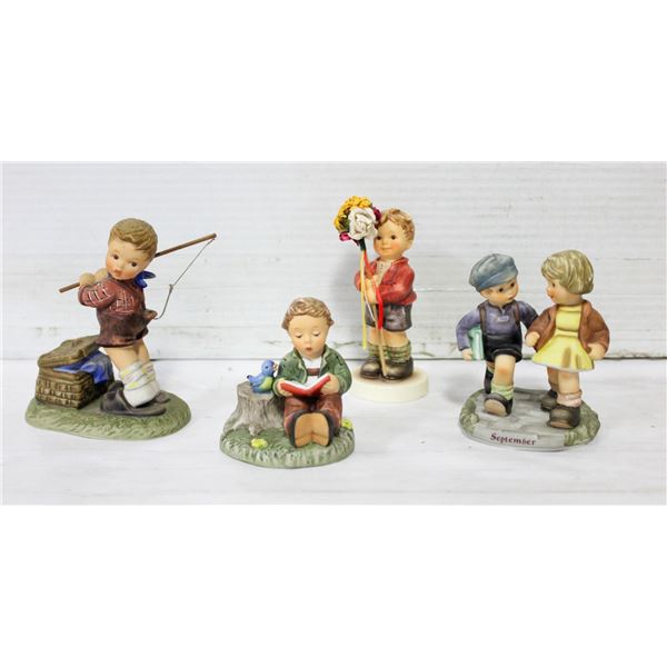 BUNDLE OF COLLECTIBLE HUMMELS INCLUDING 2002 SEPT