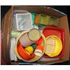 VINTAGE/CONTEMPORARY TUPPERWARE- BOX LOT ASST.