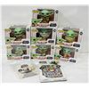 Image 1 : LOT OF 7 MANDALORIAN FUNKO POPS ALL DIFFERENT.