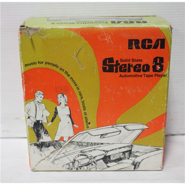 NEW RCA STEREO 8 AUTOMOTIVE TAPE PLAYER