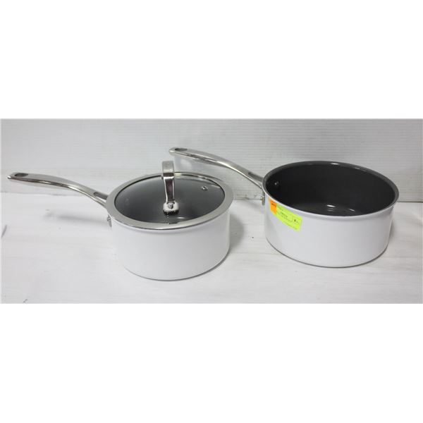 PAIR OF T-FAL 3PC POT SET