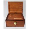 Image 1 : NEW SHOMORY SOLID WOOD LOCKING STASH BOX W/