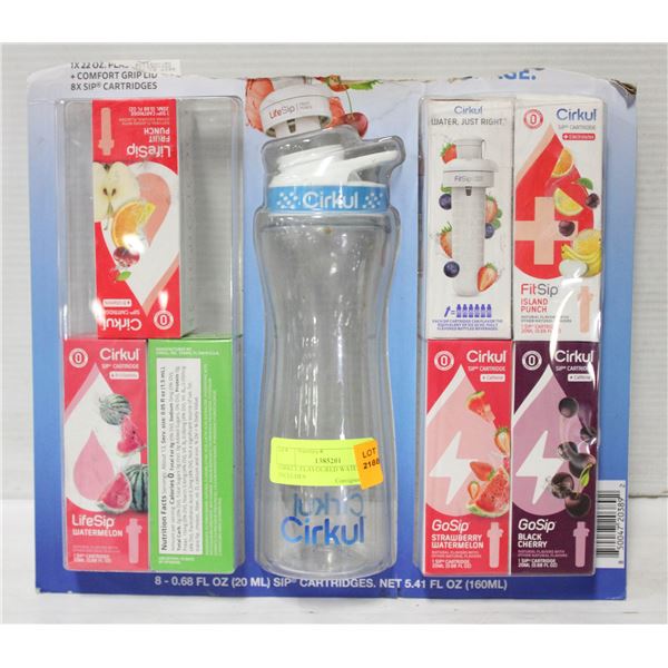 CIRKUL FLAVOURED WATER SET INCLUDES
