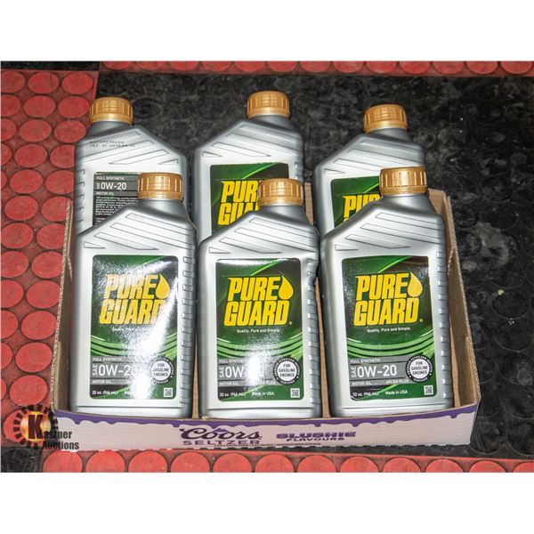 6 SEALED PURE GUARD FULL SYNTHETIC MOTOR OIL