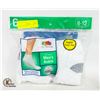 Image 1 : ANKLE SOCKS WHITE 6-12 SIZE 6-PACK FRUIT OF