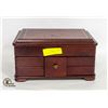 Image 1 : ESTATE ROSEWOOD LARGE JEWELRY BOX-ESTATE