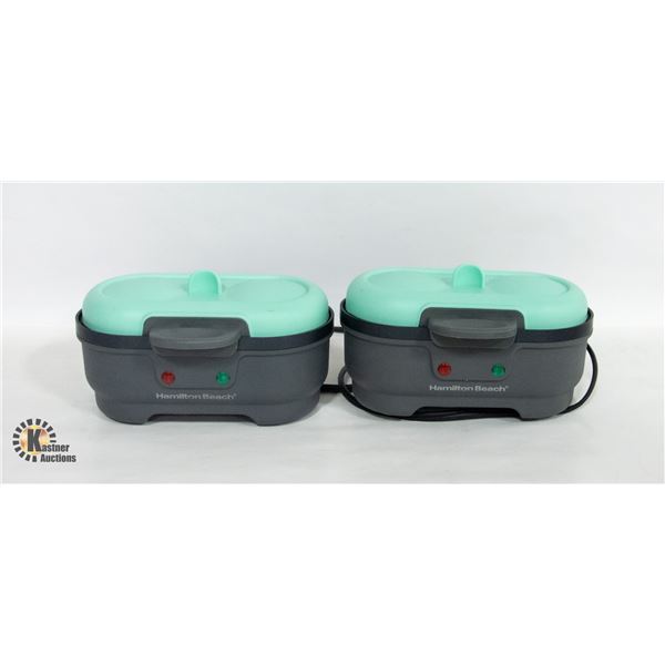 SET OF 2 HAMILTON BEACH ELECTRIC EGG