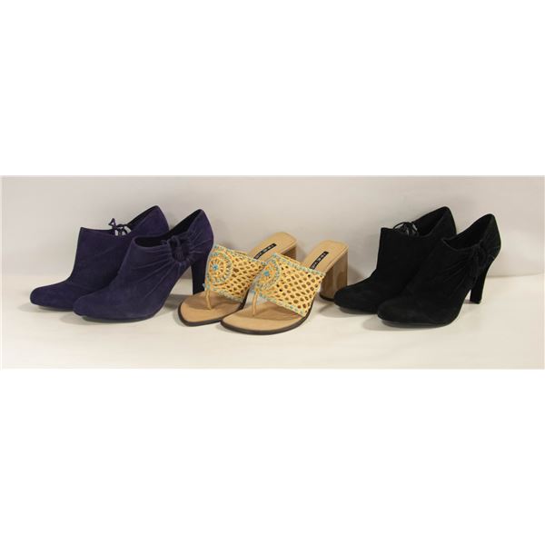 LADY BOOTS NINE WEST SHORT BLK BOOT