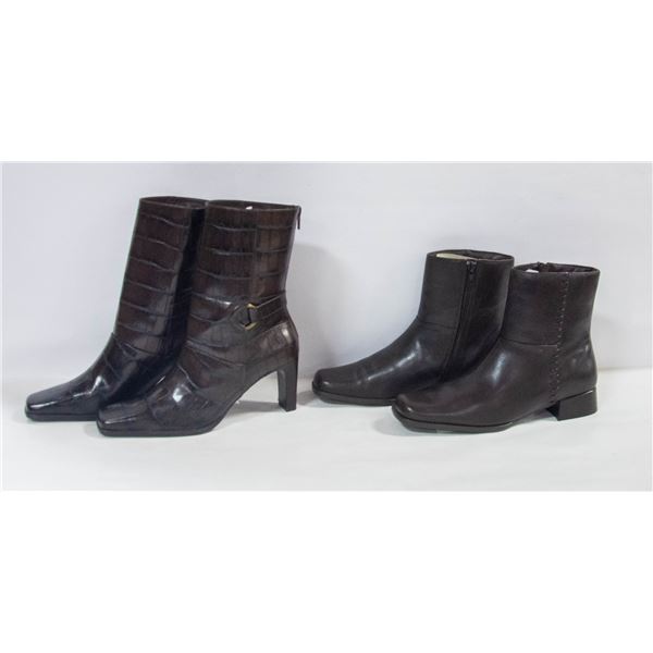 LADY BOOTS ETEENNE AIGNER LEATHER