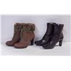 Image 1 : LADY BOOTS NINE WEST CHOCO BRN SZ 7.5,
