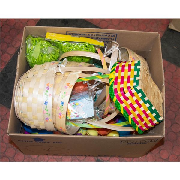 EASTER DCOR & CRAFT MAKING- BOX LOT ASST.