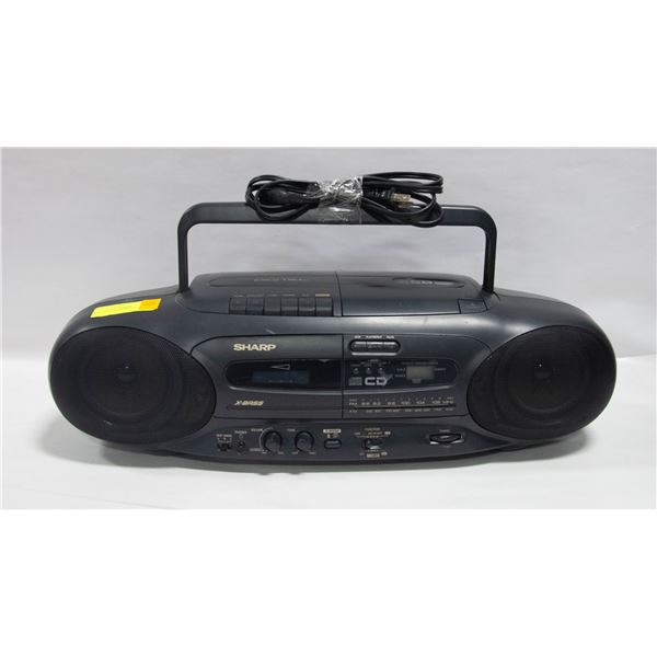 VINTAGE SHARP DIGITAL BOOMBOX