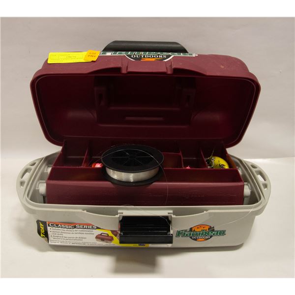 FISHING TACKLE BOX WITH CONTENTS