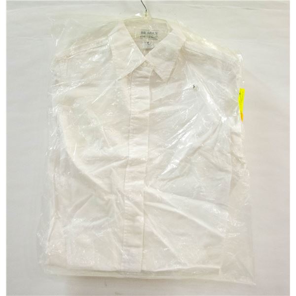 NEW DRAGON COLLECTION S/5 WHITE BUTTON UP SHIRT