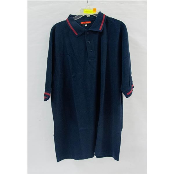 NEW ALBERTA SPORTSWEAR XL DRK BLUE BUTTON SHIRT