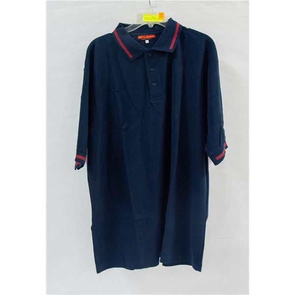 NEW ALBERTA SPORTSWEAR XL DRK BLUE BUTTON SHIRT