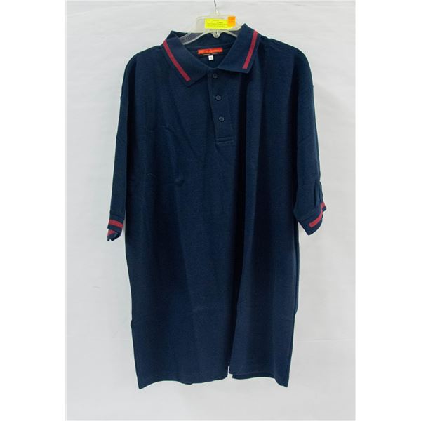 NEW ALBERTA SPORTSWEAR XL DRK BLUE BUTTON SHIRT