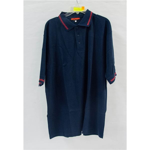 NEW ALBERTA SPORTSWEAR XL DRK BLUE BUTTON SHIRT