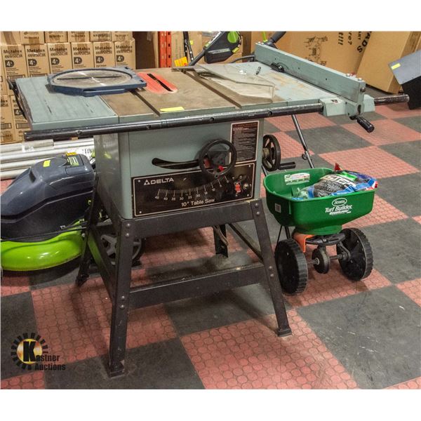 DELTA TABLE SAW W/ 10" BLADES