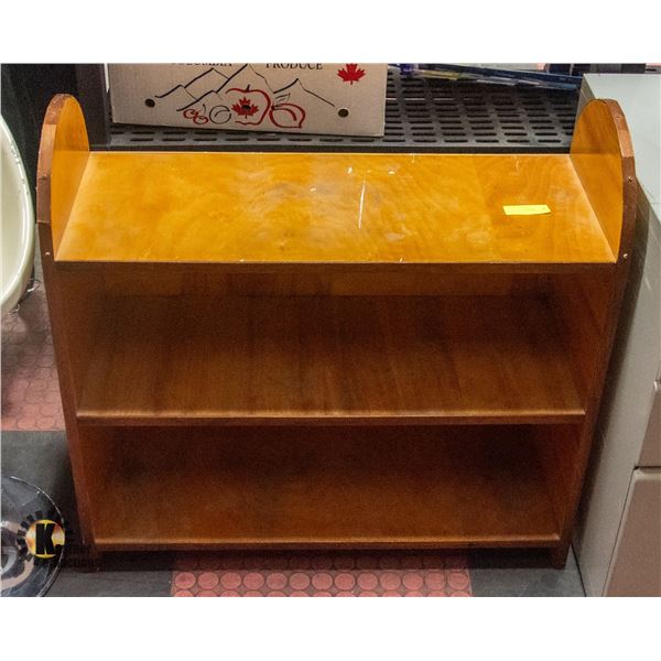 WOOD 3 TIER SHELVING UNIT