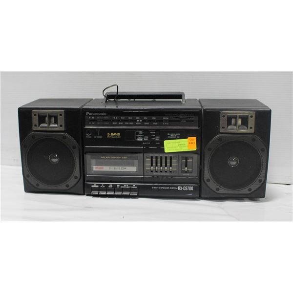 PANASONIC CASSETTE PLAYER GHETTO BLASTER