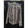 Image 1 : 2 NEW EXPRESS S 7/8 STRIPED BUTTON UP