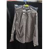 Image 1 : 2 NEW EXPRESS S 9/10 STRIPED BUTTON UP