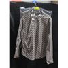 Image 1 : 2 NEW EXPRESS S 9/10 STRIPED BUTTON UP