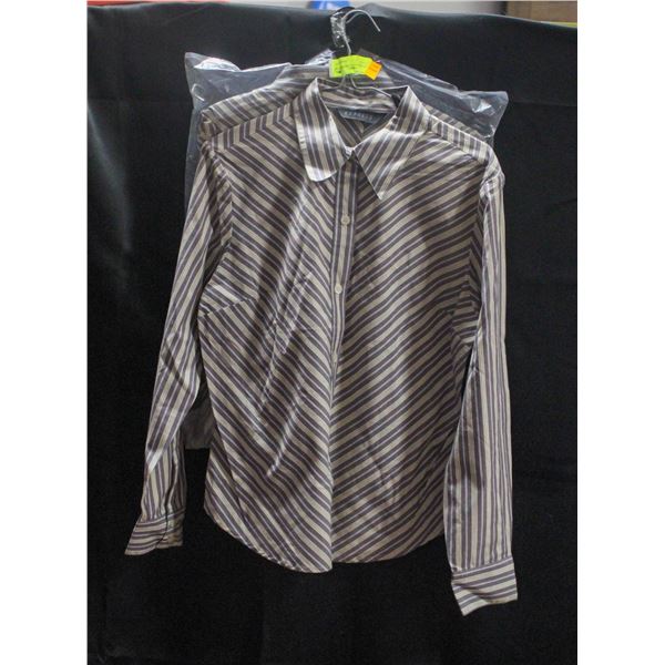 2 NEW EXPRESS S 1/2 STRIPED BUTTON UP