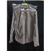 NEW EXPRESS S 9/10 STRIPED BUTTON UP