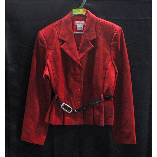 NEW VINTAGE LEGEND POP S/7 WOMENS RED BLAZER