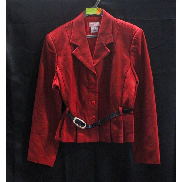 NEW VINTAGE LEGEND POP M WOMENS RED BLAZER