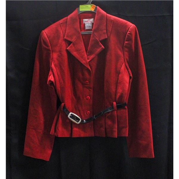 NEW VINTAGE LEGEND POP M WOMENS RED BLAZER