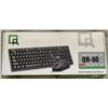 Image 1 : NEW WIRED KEYBOARD QR-80 OPTICAL MOUSE