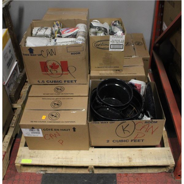 ESTATE PALLET- CANNING JARS/CANNERS/MISC