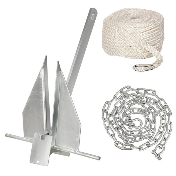 NEW XGEEK GALVANIZED FLUKE STYLE ANCHOR