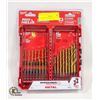 Image 1 : NEW MILWAUKEE 23PC TITANIUM IMPACT DUTY DRILL BITS