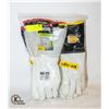 THREE PAIRS OF WELDING GLOVES INCL. NEW BOB