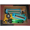 FLAT OF SPRINKLER HEADS, HOSES NOZZLES, ETC